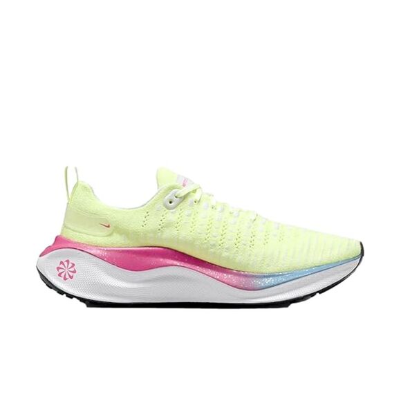 Nike ReactX Infinity Run Flyknit 4 Barely Volt/Aquarius Blue FZ3968-705 Women's - Picture 3 of 4